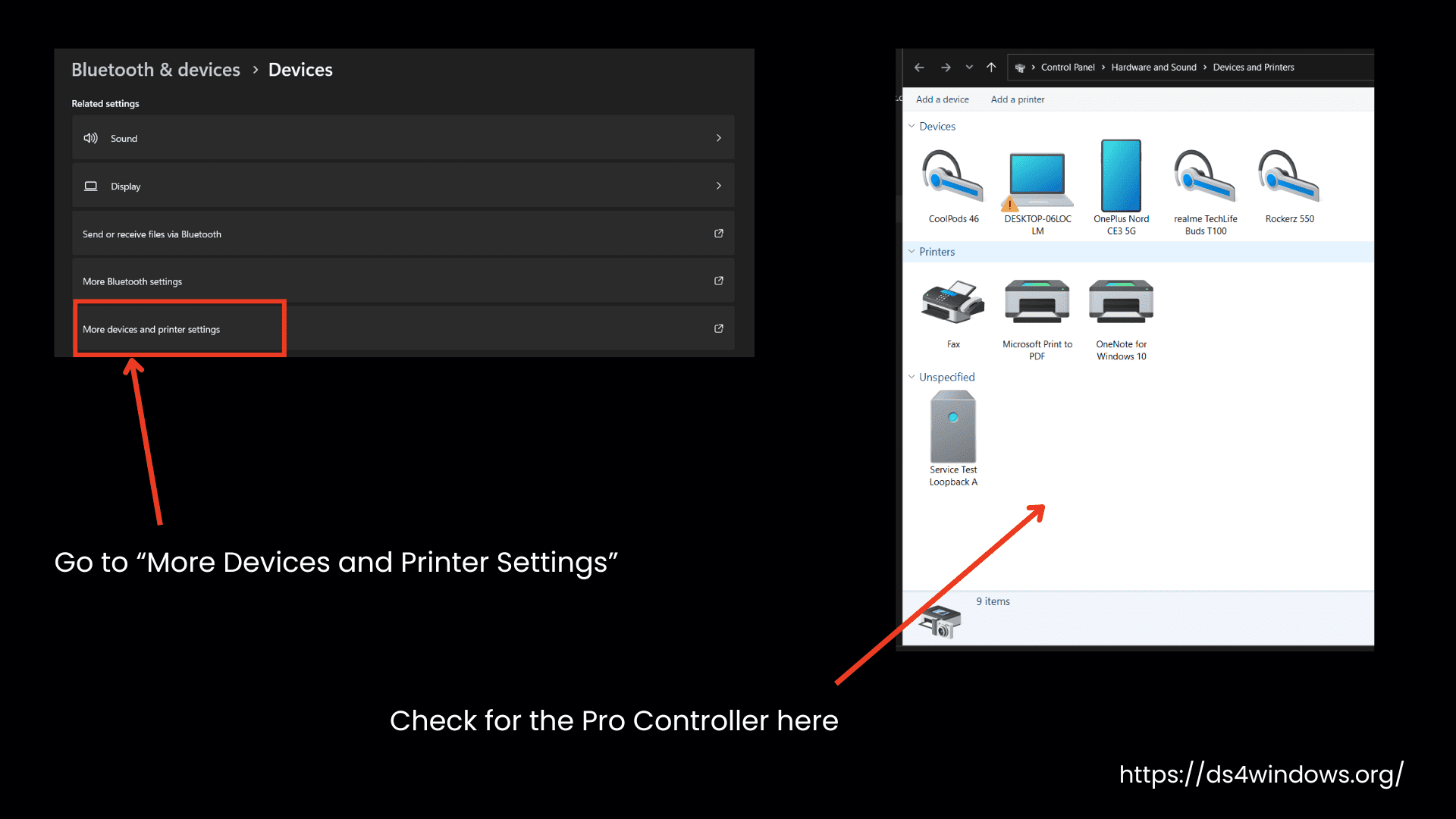 Check for Pro Controller