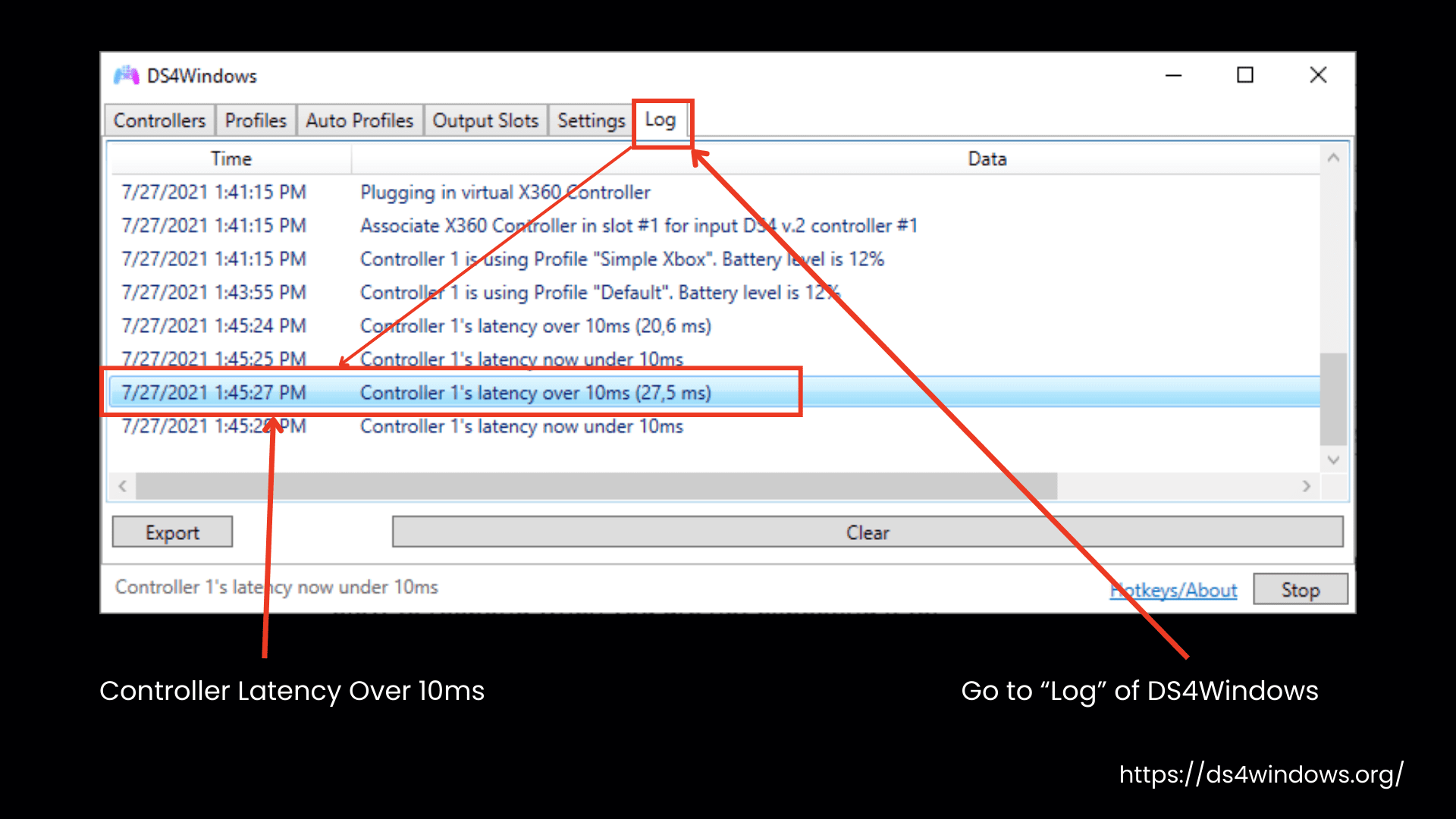 Controller Latency Over 10ms