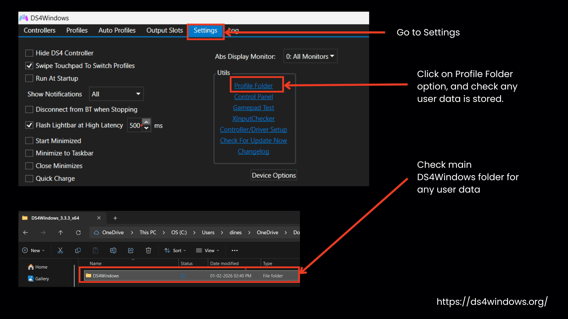 DS4Windows Backup