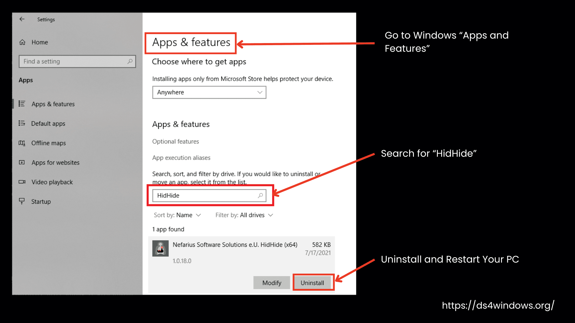 Fixing HidHide Driver