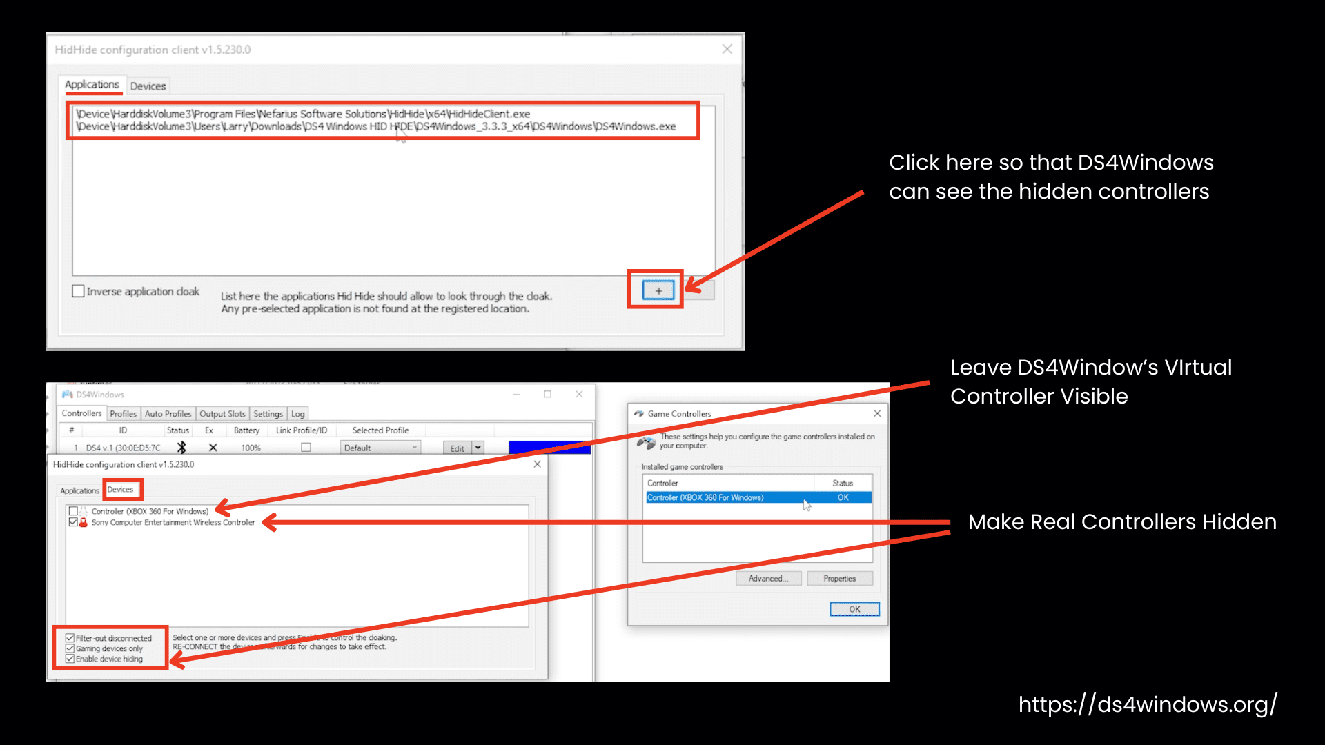 HidHide Driver Configuration