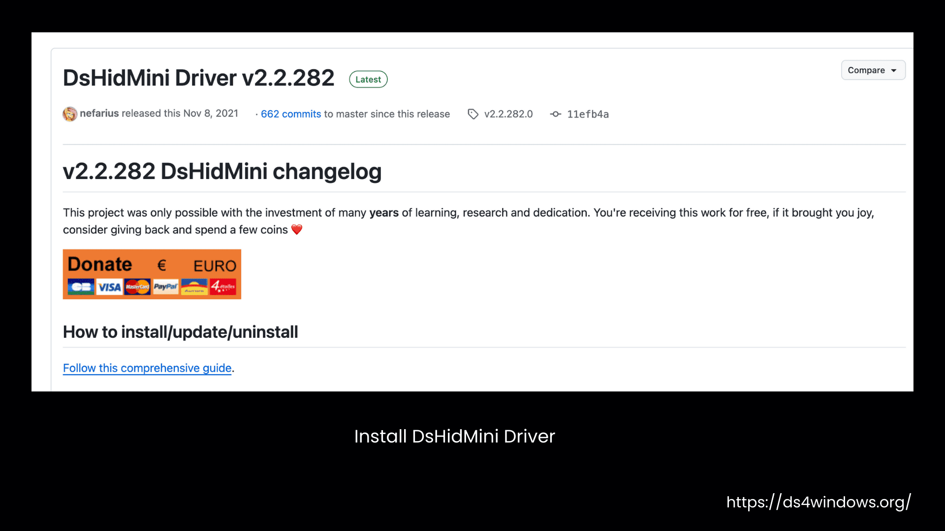 Install DsHidMini Driver