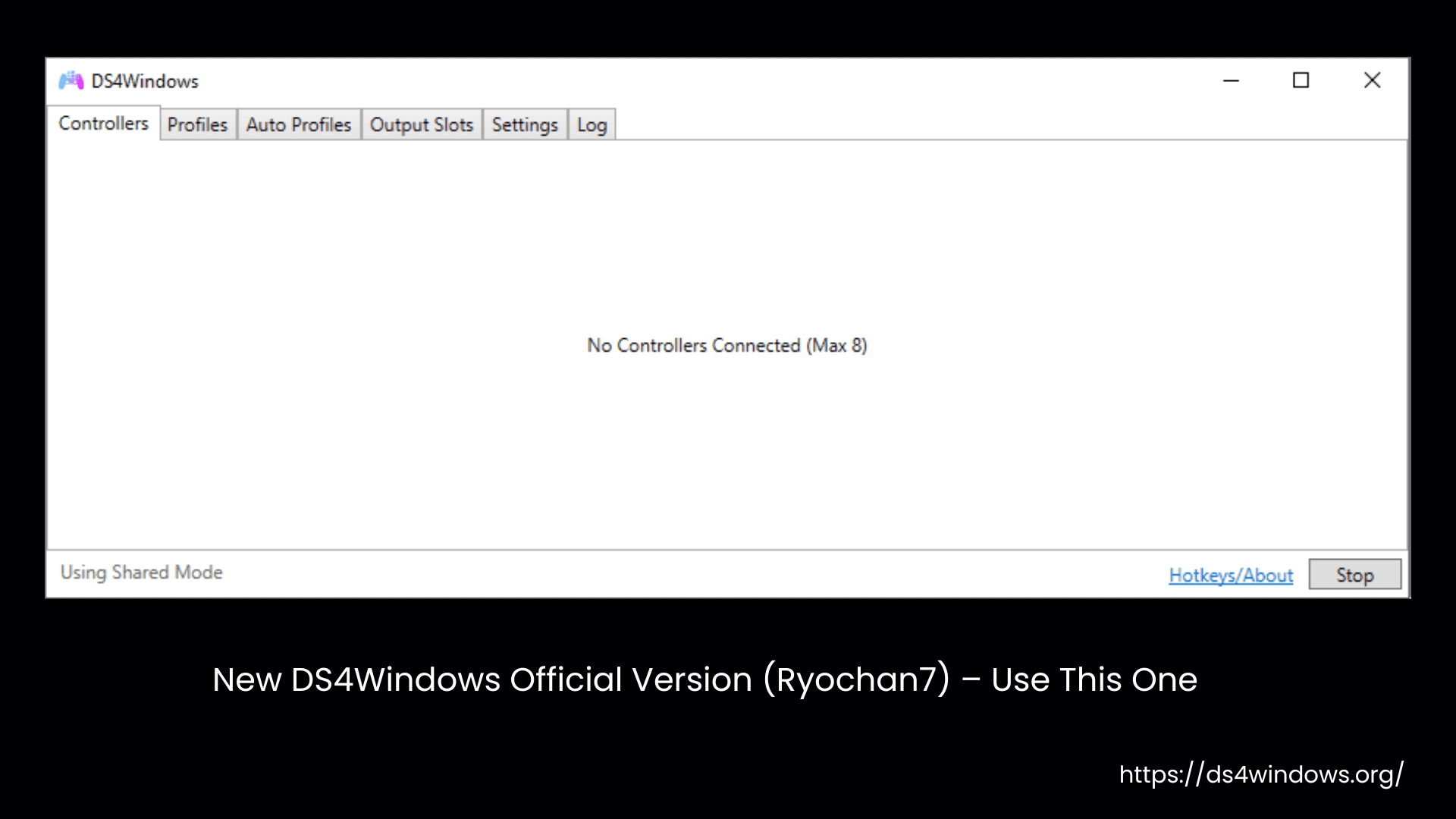 New DS4Windows Official Version