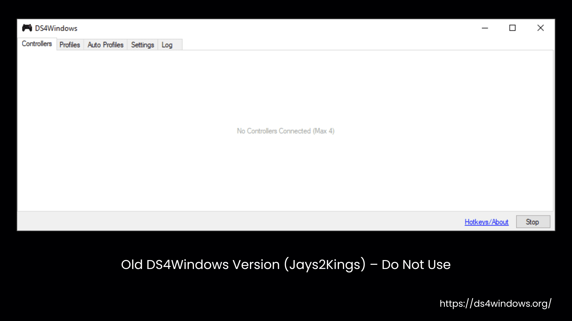Old DS4Windows Version