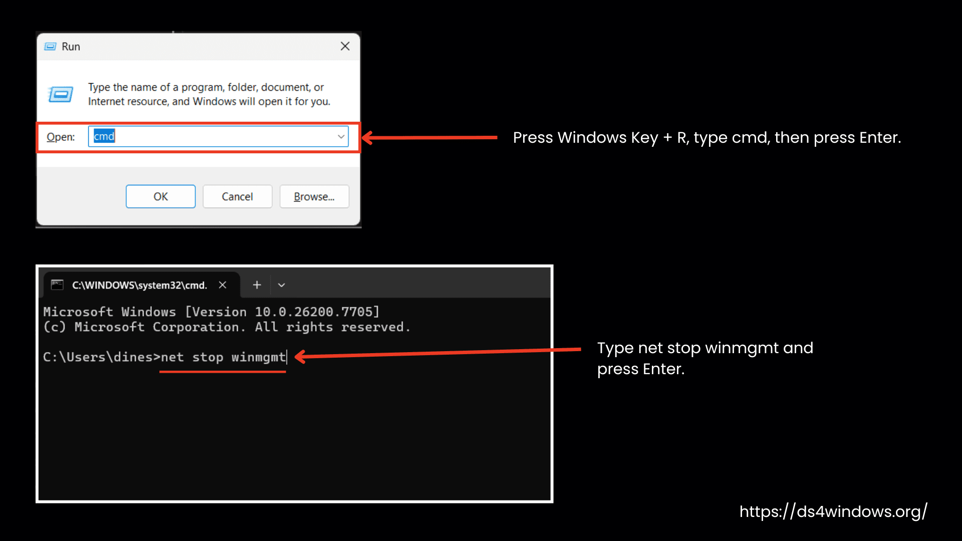 Open Command Prompt