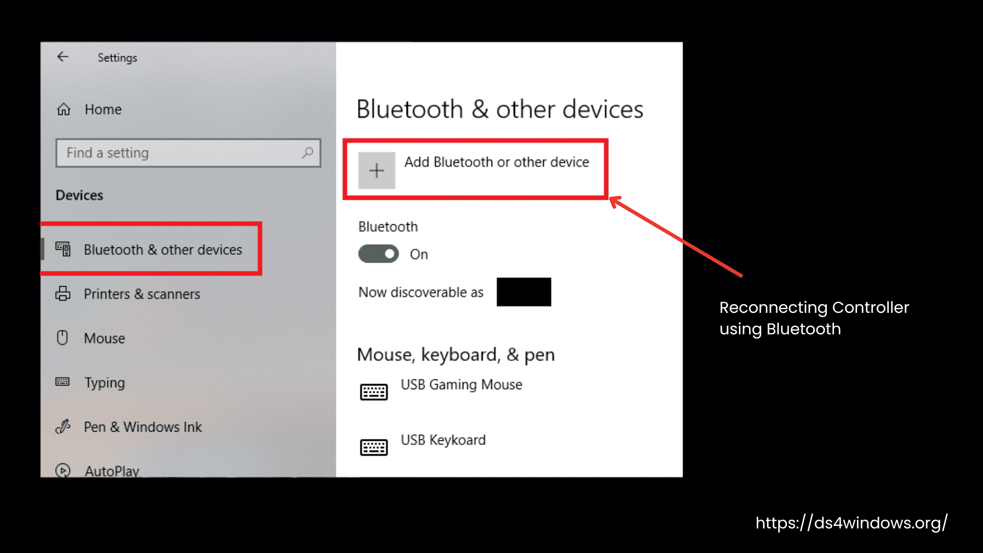Reconnecting Controller using Bluetooth