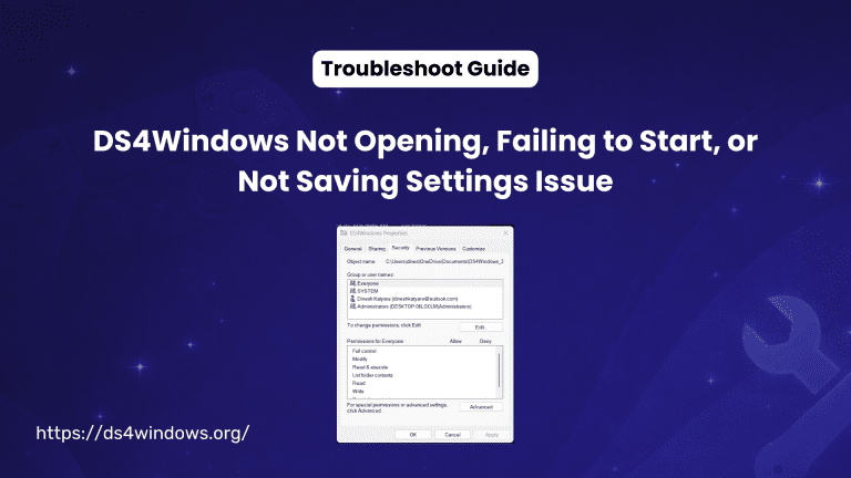 Troubleshoot DS4Windows Not Opening