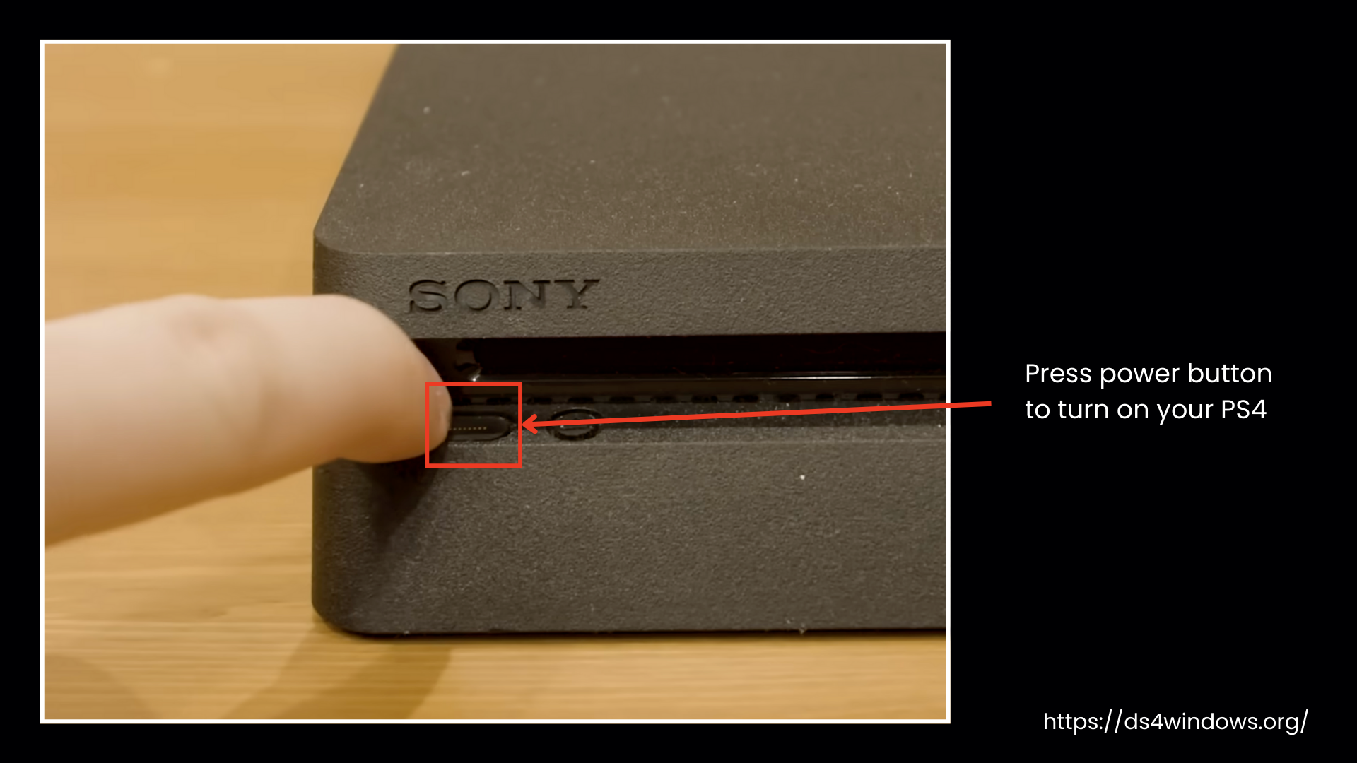 Turn on PS4