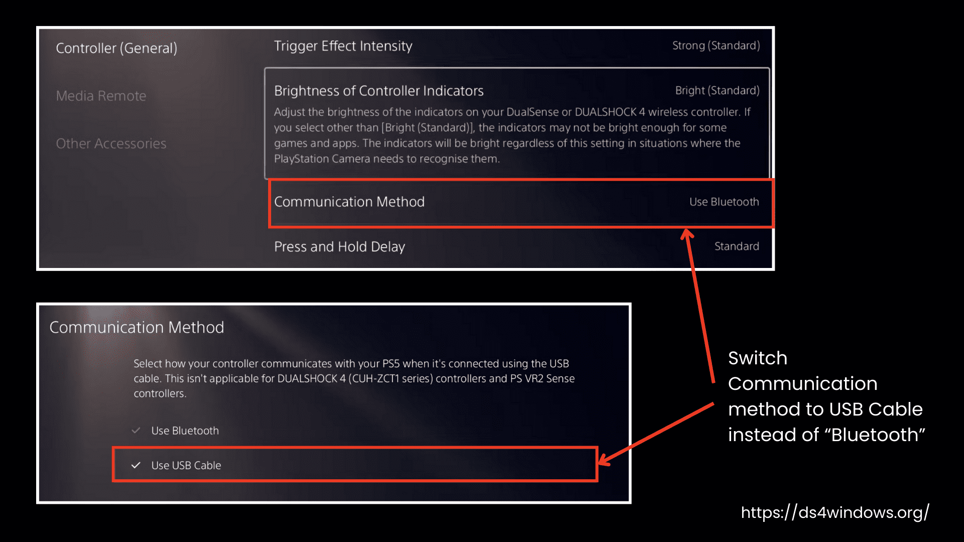 Use USB Connection