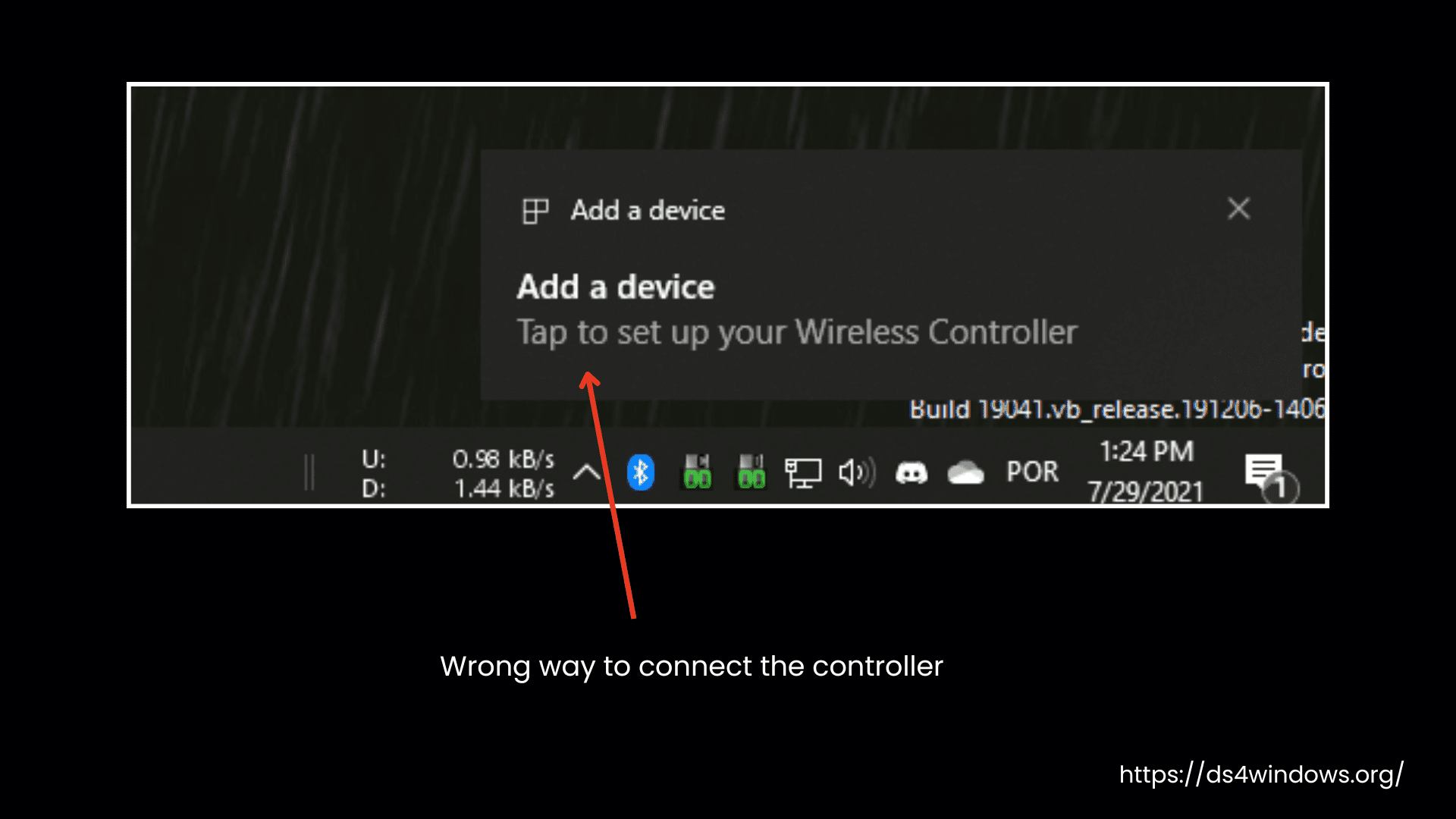 Wrong way to connect controller